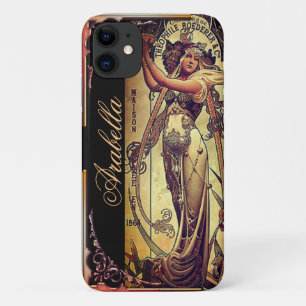 Jugendstil Frau elegante Werbung Scharnier Case-Mate iPhone Hülle