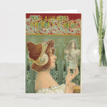 Jugendstil-Frau Französisch Art henri livemont