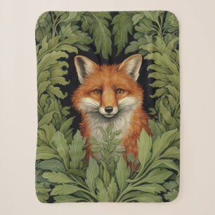 Jugendstil-Fuchs im Wald Sherpadecke