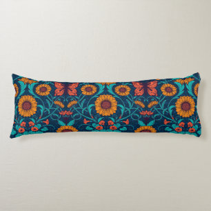Jugendstil-Gänge in blau und gelb Seitenschläferkissen