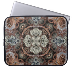 Jugendstil geometrisch Vintages Muster Laptopschutzhülle