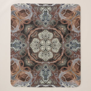 Jugendstil geometrisch Vintages Muster Sherpadecke
