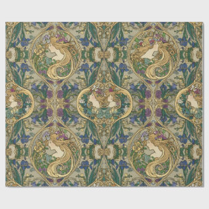 Jugendstil-Geschenkpapier Geschenkpapier