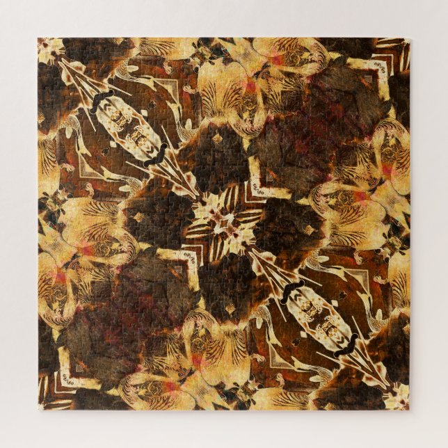 Jugendstil: Golden Brown Vintag (Vertikal)