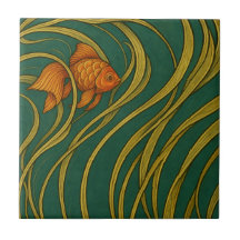 Jugendstil-Goldfisch