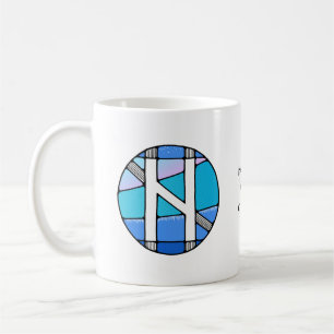 Jugendstil Hagalaz-Runen-Tasse – VERÄNDERUNG! Kaffeetasse