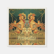 Jugendstil-heiße Schokoladenwerbung einzigartig