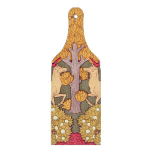 Jugendstil Herbstapelbaum Hirsche Vintager Fall Schneidebrett