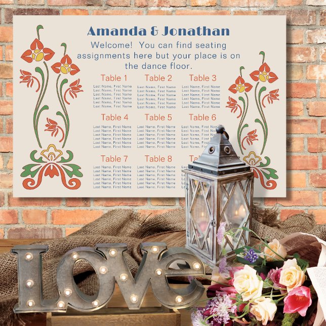 Jugendstil-Hochzeitsstift Poster (Von Creator hochgeladen)