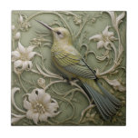 Jugendstil-Imitate-Hilfe Links gegenüber Hummingbi Fliese<br><div class="desc">Fügen Sie Ihrem Projekt eine Touch der Natur hinzu,  mit diesem wunderschönen Jugendstil-Imitat Relief Hummingbird in dekorativen Keramik Wandfliesen in Weiß-Weiß-Weiß-Schattierungen mit Blume und Stielen. Verlassen für Kolibri,  um symmetrisch zu gestalten.</div>