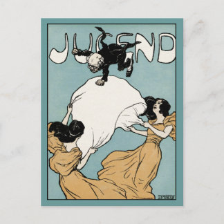 Jugendstil: Jugend Kunst Postkarte
