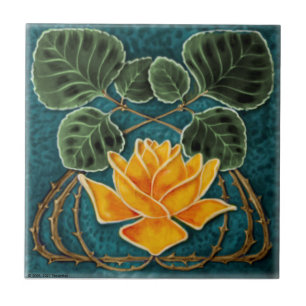 Jugendstil Jugendstil Jugendstil Repro c1900 Fliese