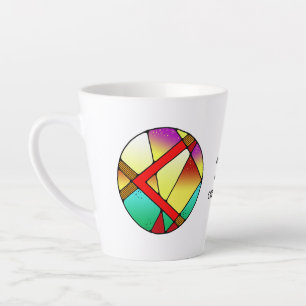 Jugendstil Kenaz Rune Latte Tasse – KREATIVITÄT!