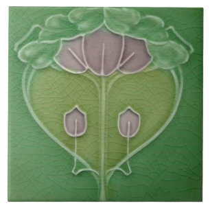 Jugendstil-Keramik-Kaminwandfliese Fliese