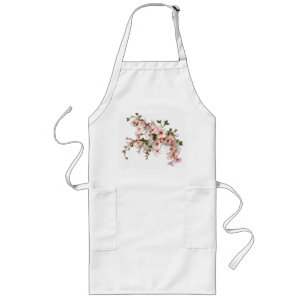 Jugendstil-Kirschblüten mit Aussicht auf das Meer Lange Schürze