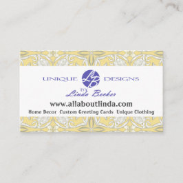 Jugendstil-Kulturkarte Business Card Visitenkarte
