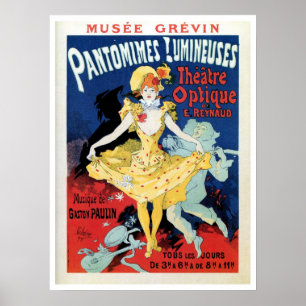 Jugendstil Kunst Geschichte des alten Films Poster