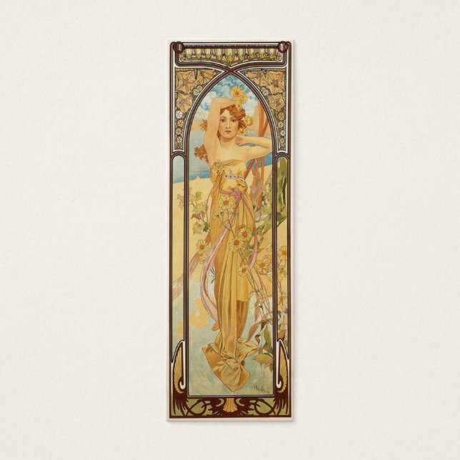 Jugendstil-Lesezeichen (Vorderseite)