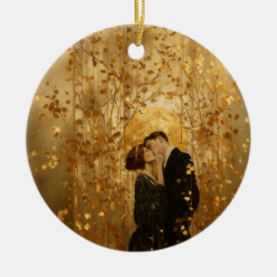 Jugendstil-Liebesornament Keramik Ornament