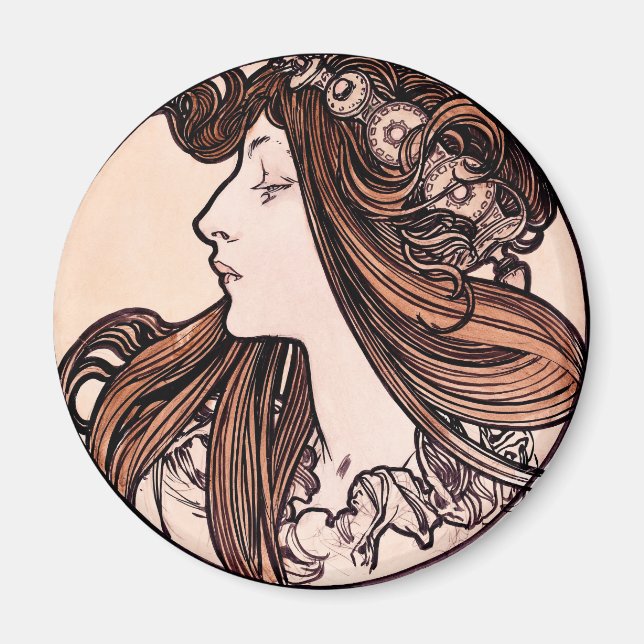 Jugendstil Magnet (Vorne)