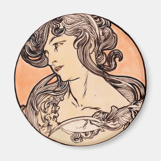 Jugendstil Magnet (Vorne)