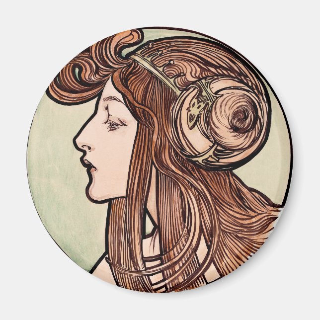 Jugendstil Magnet (Vorne)