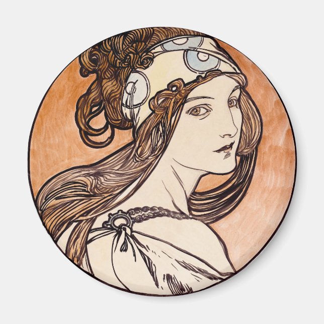 Jugendstil Magnet (Vorne)
