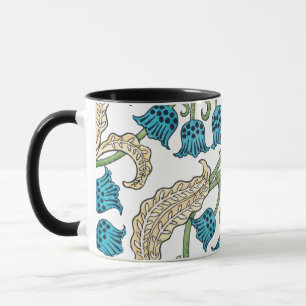 Jugendstil-Maiglöckchen-Blumenmuster 2 Tasse
