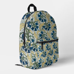 Jugendstil Maiglöckchen-Blüte Verneuil Bedruckter Rucksack