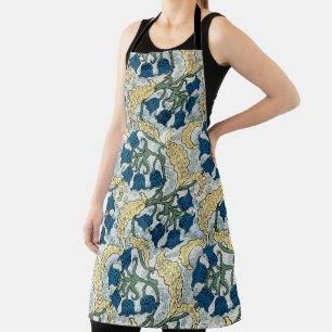Jugendstil Maiglöckchen-Blüte Verneuil Schürze