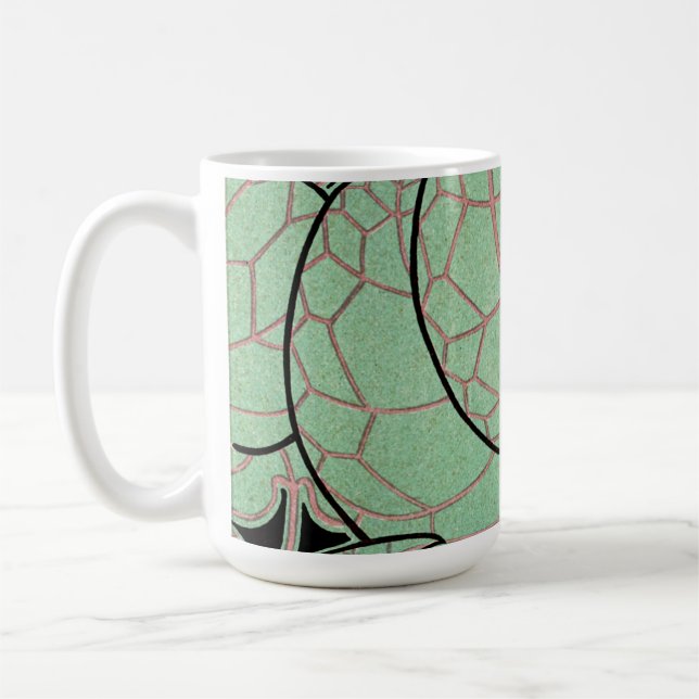 Jugendstil-Muster #10 Kaffeetasse (Links)