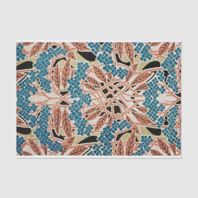 Jugendstil-Muster #12 Seidenpapier (Vorderseite)