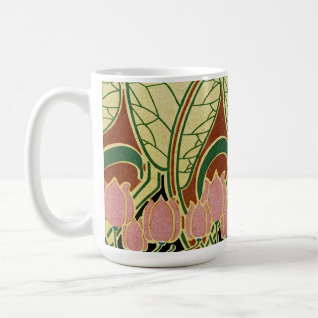 Jugendstil-Muster #1 Kaffeetasse (Links)