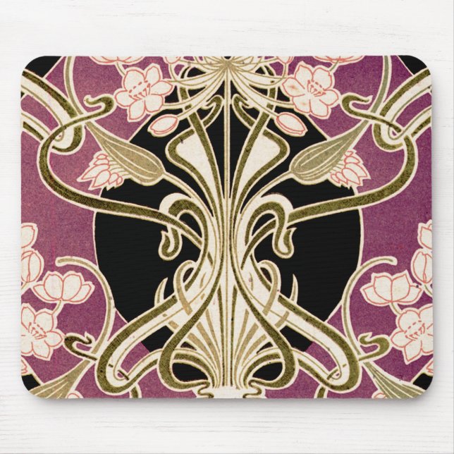 Jugendstil-Muster #2 Mousepad (Vorne)
