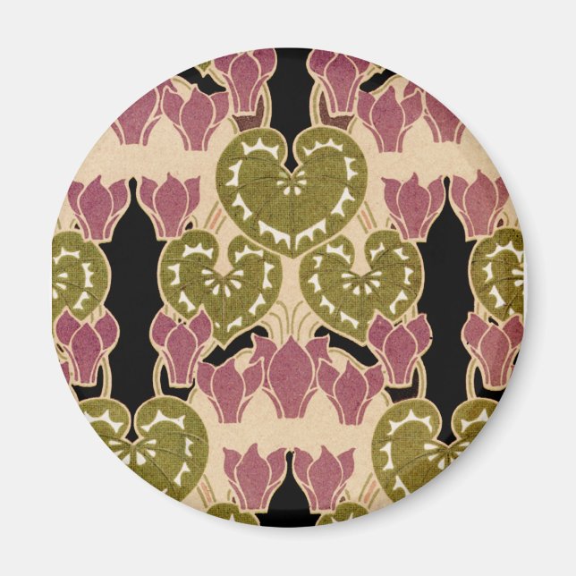 Jugendstil-Muster #4 Magnet (Vorne)