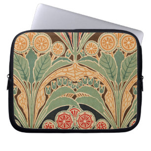 Jugendstil-Muster Nr. 3 in Emporio Moffa Laptopschutzhülle