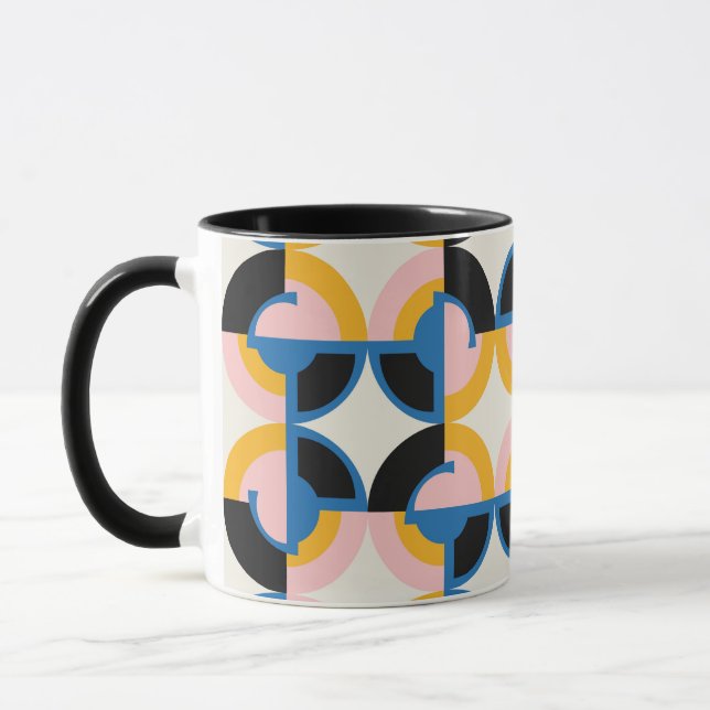 Jugendstil-Muster  Tasse (Links)