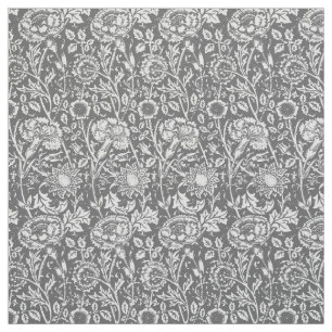 Jugendstil-Nelke-Damaskus, Grau Stoff