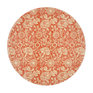 Jugendstil-Nelke-Damaskus, Mandarinorange Schneidebrett