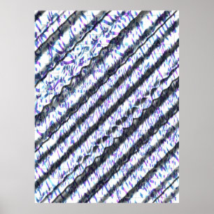 Jugendstil OP Art Muster Poster
