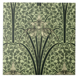 Jugendstil-Orchideen-Design Fliese