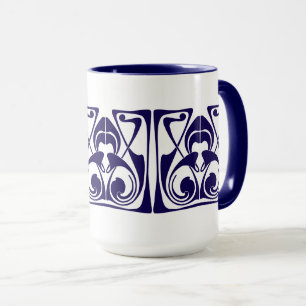 Jugendstil-Ornamentfries Tasse