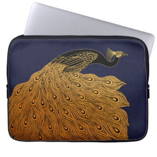 Jugendstil Pfau Will Bradley Laptopschutzhülle