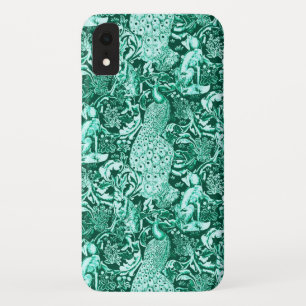 Jugendstil-Pfauendruckerei, Türkis und Aqua title_seo2