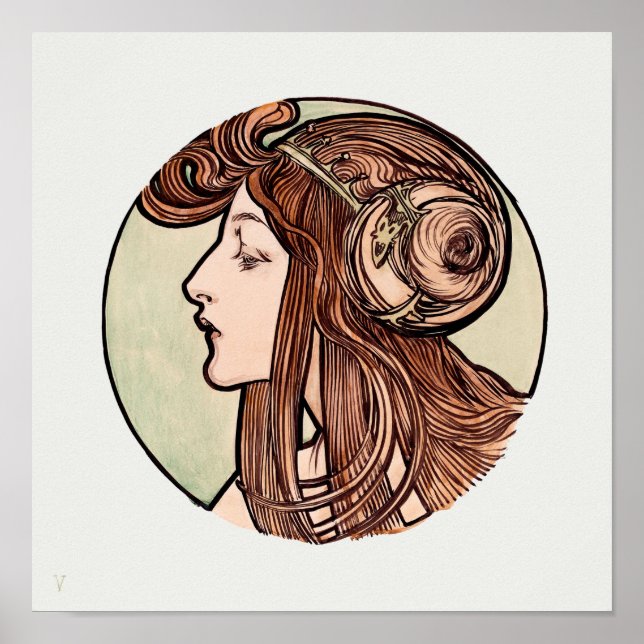 Jugendstil Poster (Vorne)