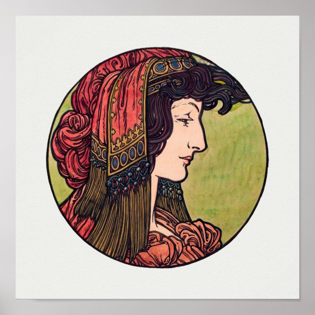 Jugendstil Poster (Vorne)