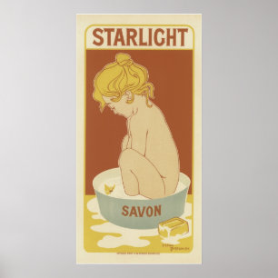 Jugendstil-Poster - Starlight Poster