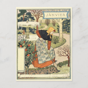 Jugendstil-Postkarte Postkarte