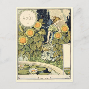 Jugendstil-Postkarte Postkarte
