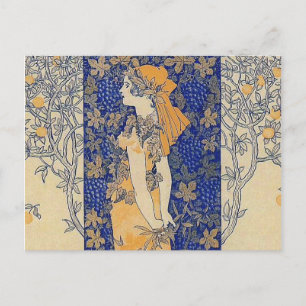 Jugendstil-Postkarte Postkarte